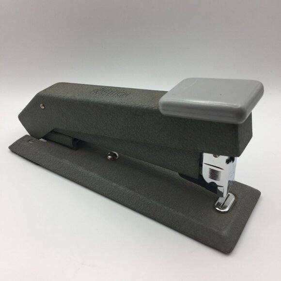 Vintage Retro Bostitch Stapler Heavy Duty Gray Office Work Desk Paperwork Tool - Picture 1 of 14